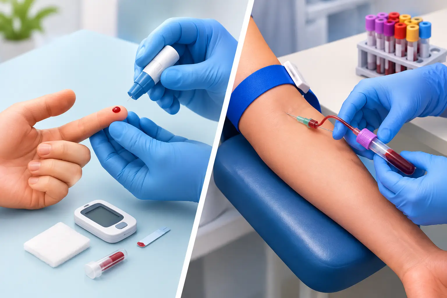 Fingerprick Versus Venous Blood Draw Explained