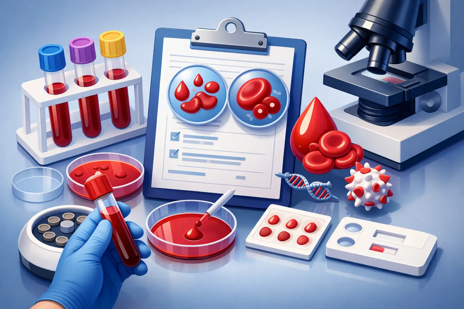 What a Blood Group and Rhesus Test Shows